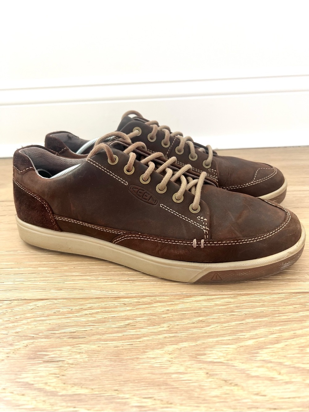 KEEN Glenhaven Leather Lace Up Shoes Brown Men’s US 10 UK 9 1019515